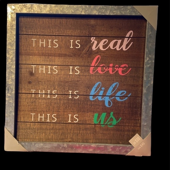 Galvanized wall art - Picture 1 of 4